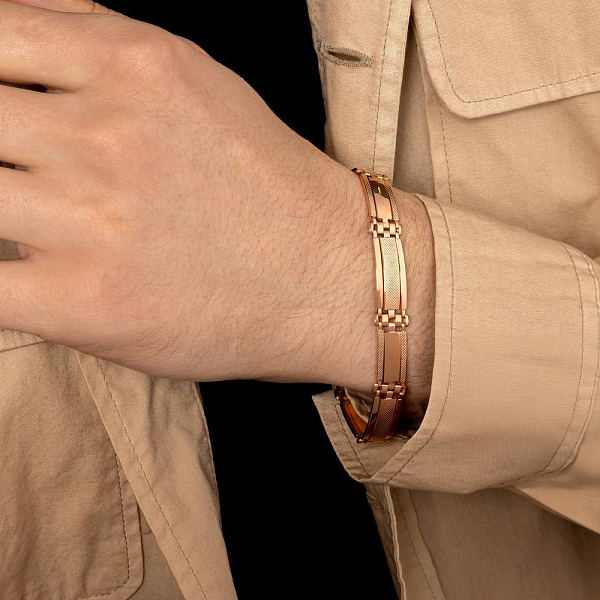 Браслет з червоного золота без каменів (арт. 3261188) – зображення 2