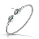 Серебряный браслет  Змея с фианитами (арт. 7509/4950аз) – изображение 2