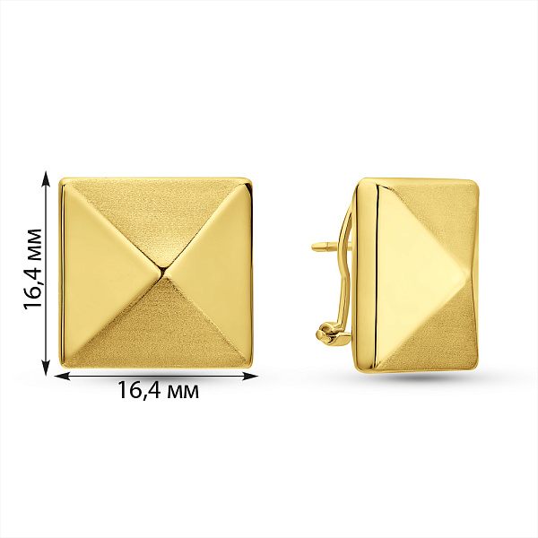 Золоті сережки Francelli (арт. е1091984жм) – зображення 3