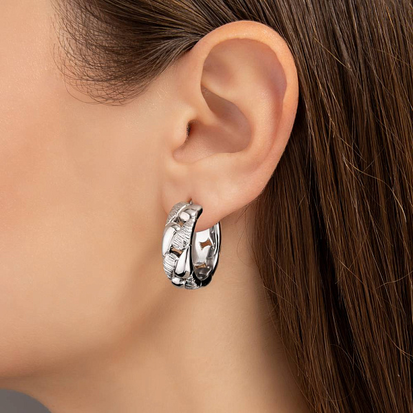 Золотые серьги Francelli (арт. е1091782/25б) – изображение 2