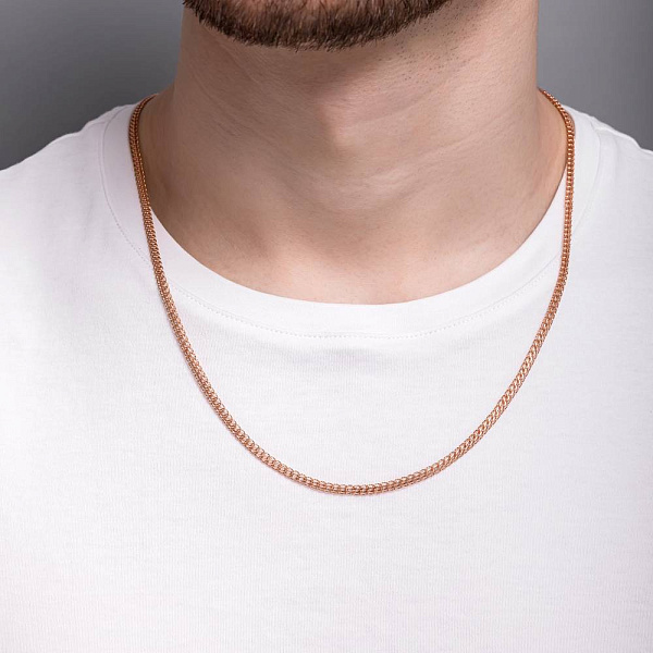 Золотий ланцюг плетіння Пітон (арт. Ц305612) – зображення 2