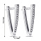 Серьги серебряные с фианитами (арт. 7502/4950/15) – изображение 2