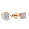 Серьги из красного золота с бриллиантами (арт. Т011214010) – изображение 3