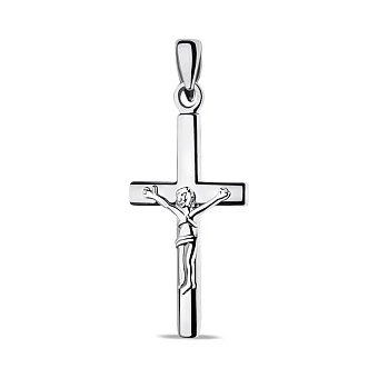 Серебряный крестик с распятием (арт. 7504/3979)