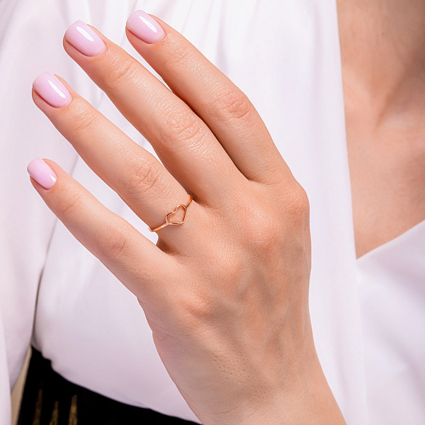 Золота каблучка З Україною в серці (арт. 1401040) – зображення 9