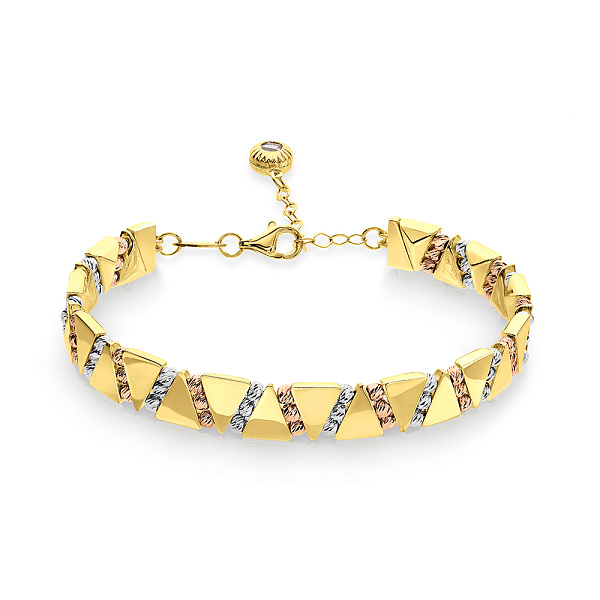 Браслет Francelli из комбинированного золота (арт. 326123жбк) – изображение 1