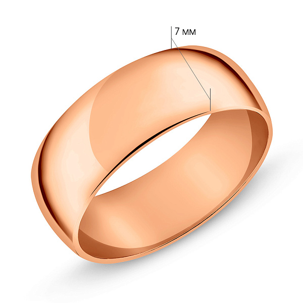 Класична широка обручка із золота (арт. 239044) – зображення 6
