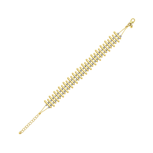 Золотий браслет Francelli з алмазною гранню (арт. 3261357жб) – зображення 1