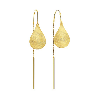 Фото Золотые сережки-протяжки Francelli (арт. 1092031ж)