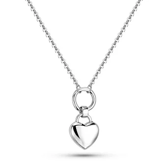 Золотое колье Сердечко (арт. 352672б)