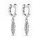 Серьги серебряные с подвесками (арт. 7502/4466/10) – изображение 1