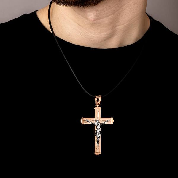 Золотий хрестик з розп'яттям (арт. 500689/2) – зображення 2