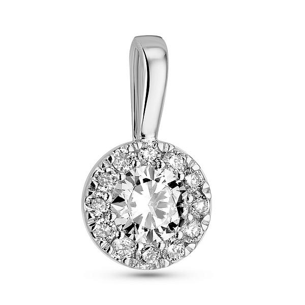 Золотой кулон с бриллиантами (арт. П341677020б) – изображение 1