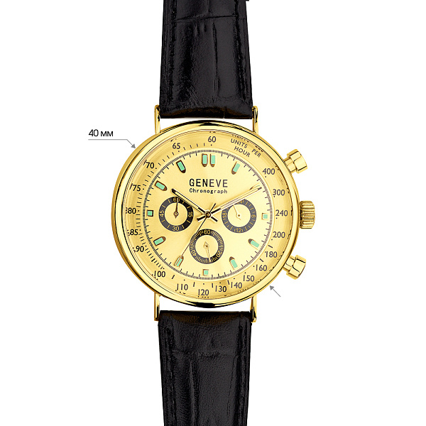 Золотий годинник кварцовий (арт. 260240жжч) – зображення 5