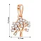Золотой кулон Дерево жизни с фианитами (арт. 440694) – изображение 3