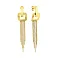 Золотые серьги с подвесками Francelli (арт. 1092033ж) – изображение 1