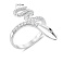 Серебряное кольцо Змея с фианитами (арт. 7501/8458ч) – изображение 2