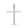 Серебряный подвес Крестик с фианитом (арт. 7503/П2Ф/100) – изображение 1