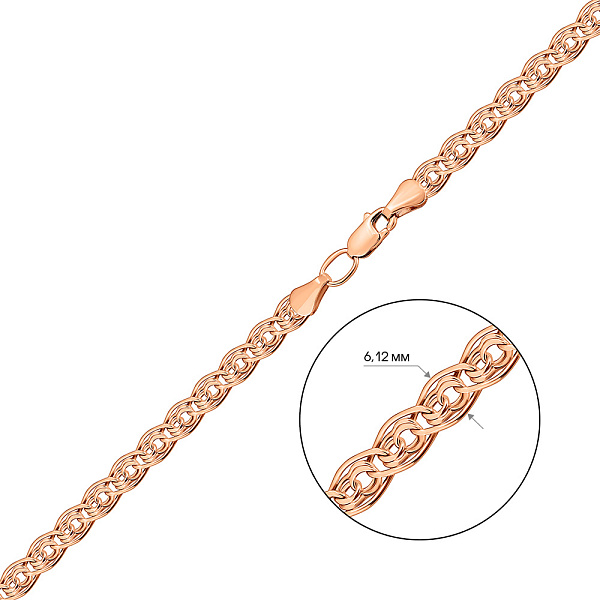 Золотая цепочка плетения Нонна (арт. 302307) – изображение 3