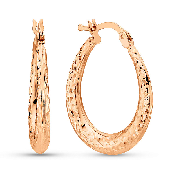 Сережки з червоного золота (арт. 109790/35) – зображення 1