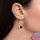 Золотые серьги Francelli Фиалки (арт. 1091788/30жф) – изображение 2