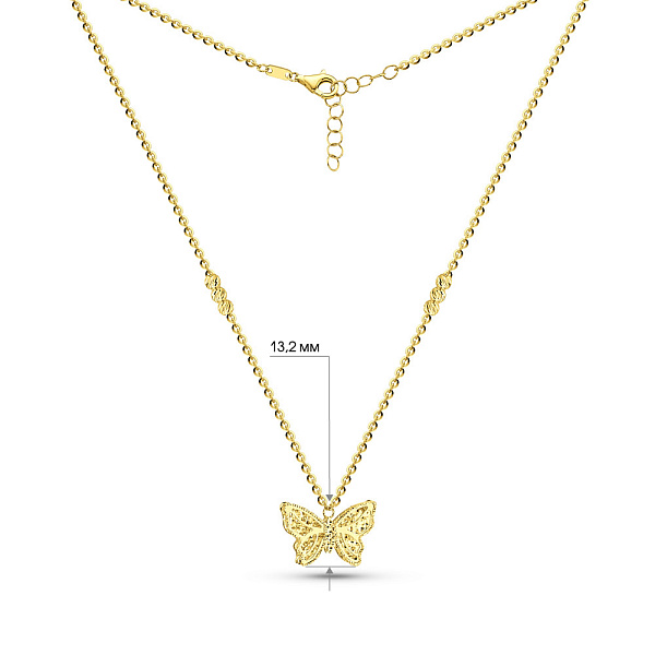 Золоте кольє Метелик Francellі (арт. 352660ж) – зображення 5