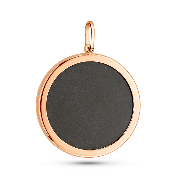 Золотой кулон Дерево жизни с ониксом (арт. 424909кбо) – изображение 3