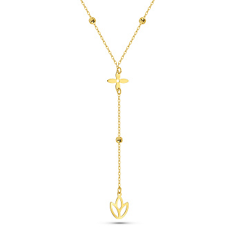 Фото Колье из желтого золота (арт. 352794ж)