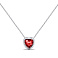 Серебряное колье с красным альпинитом (арт. 7507/648/2ак) – изображение 1