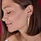 Золотые серьги без камней (арт. 109297/10) – изображение 2