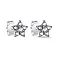 Серебряные серьги-пусеты Звездочки (арт. 7518/6777) – изображение 1