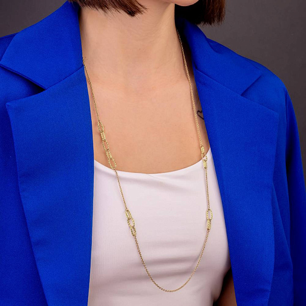 Золотое колье Francelli (арт. 352665ж) – изображение 4