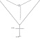 Серебряное колье с крестиком (арт. 7507/1701) – изображение 3