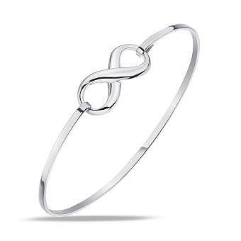 Фото Браслет зі срібла «Нескінченність» Trendy Style (арт. 7509/2247)