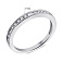 Серебряное кольцо с дорожкой из фианитов (арт. 7501/6871) – изображение 2