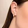 Золотые серьги с фианитами (арт. 1091396) – изображение 2
