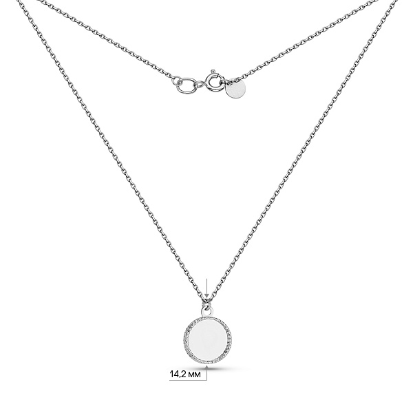 Колье из белого золота Francelli (арт. 361401б) – изображение 5