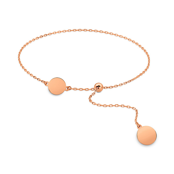 Золотий браслет FLY с монетками (арт. 326809/8) – изображение 1