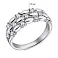 Серебряное кольцо с фианитами (арт. 7501/6972) – изображение 2
