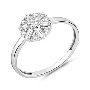 Золотое кольцо с бриллиантами (арт. К011555030б)