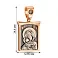 Золотая ладанка Божья Матерь с младенцем (арт. 440850ч) – изображение 7