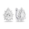 Серебряные серьги Капля с фианитами (арт. 7502/10140) – изображение 1