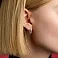 Сережки из белого золота с бриллиантами (арт. С011122020б) – изображение 2