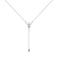 Серебряное колье-галстук с фианитами (арт. 7507/2497) – изображение 1