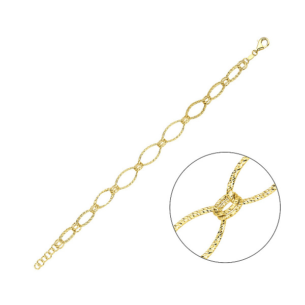 Браслет з жовтого золота Francelli (арт. 326549ж) – зображення 1