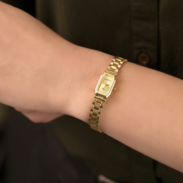 Женские кварцевые часы из желтого золота (арт. 260208ж) – изображение 5