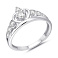 Серебряное кольцо Корона с россыпью фианитов (арт. 7501/15079р) – изображение 1