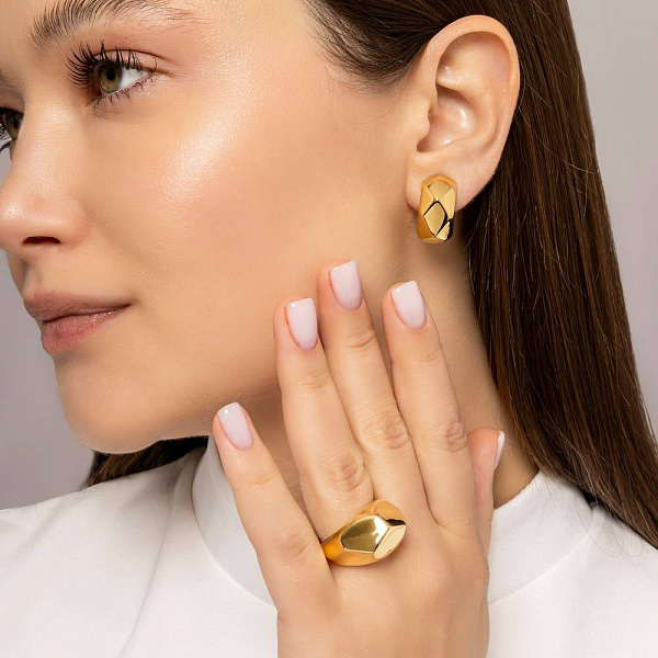 Золоті сережки Francelli (арт. 106826ж) – зображення 3