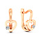 Дитячі золоті сережки з фіанітами (арт. 110064) – зображення 1
