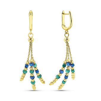 Фото Серьги из желтого золота Francelli (арт. 1091271жсбрз)